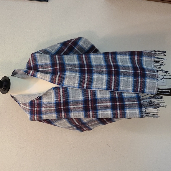 Aeropostale NWT plaid fringe blanket scarf - Picture 7 of 15